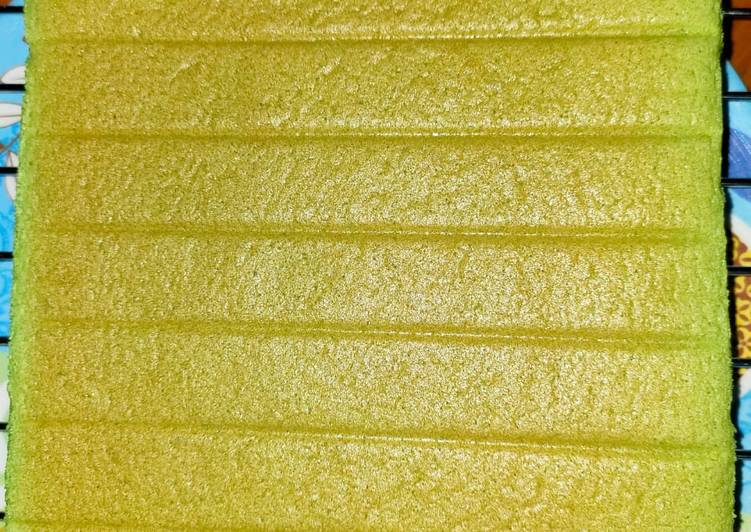 Resep: 02. Ogura cake pandan ekonomis untuk dijual