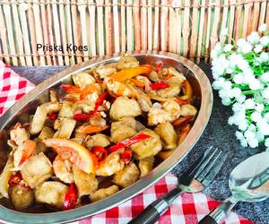 Siap Saji Tumis Udang Tahu Tauco Sedap Siap Saji Tumis Udang Tahu Tauco Sedap