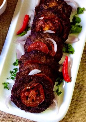 A picture of Peshawari Chapli Kabab #RamadanSpecial #CookpadRamadan.