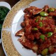 Balado ikan asin pete