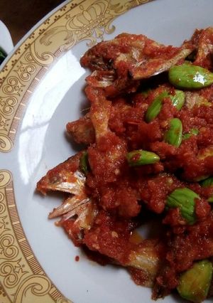 Foto resep Balado ikan asin pete
