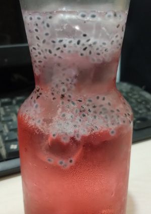 Foto resep Rasberry syrup punch