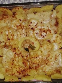 A picture of Baked Potato spaghetti.