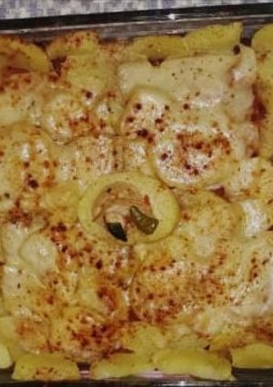 A picture of Baked Potato spaghetti.