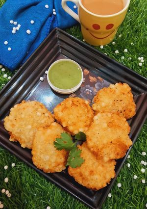 A picture of Sabudana Tikki (Sago Patties).