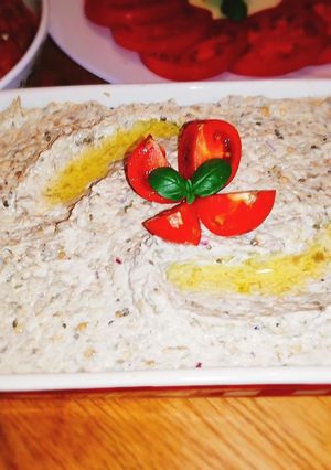 O poză a rețetei Salată de vinete cu maioneză.