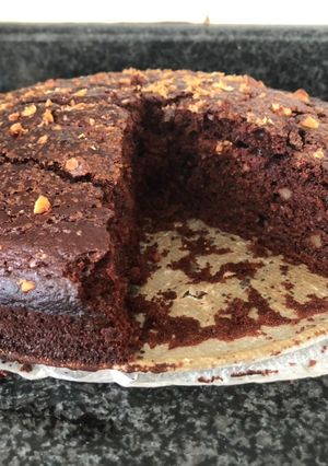 Una foto de Bizcocho de plátano y chocolate (Mambo/Thermomix)