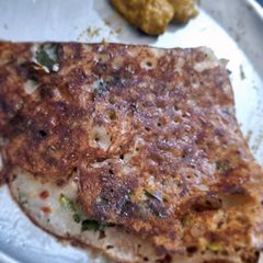 Crunchy Karachu maavu dosai A picture of Crunchy Karachu maavu dosai.