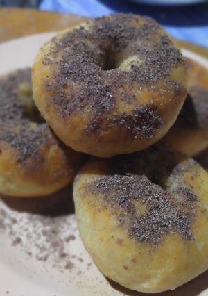 Foto resep Donat tape beras merah