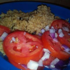 Meatless pilau A picture of Meatless pilau.