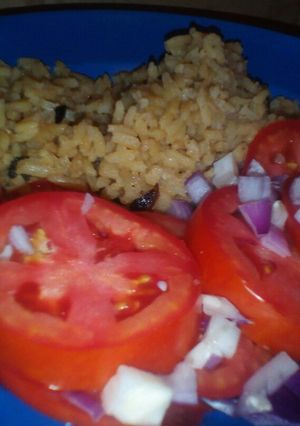 A picture of Meatless pilau.