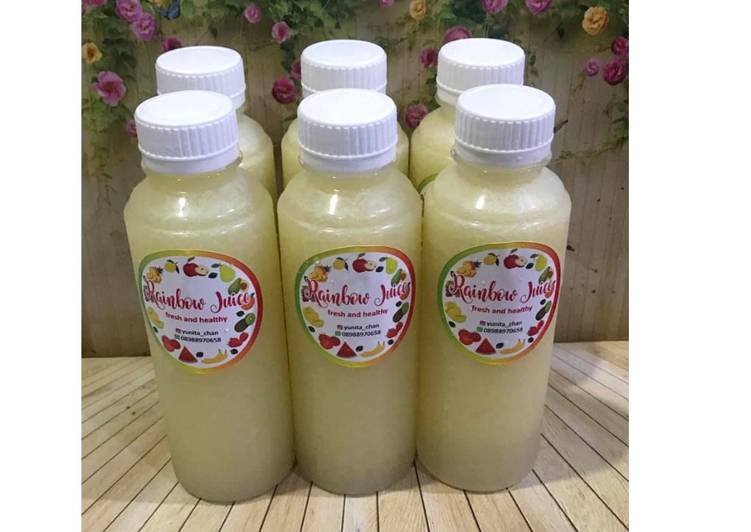 Cara Gampang Menyiapkan Diet Juice Apple Lemon Cucumber Soursop Anti Gagal