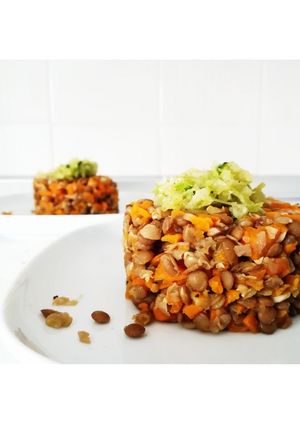Foto principal de Ensalada de lentejas (Thermomix)