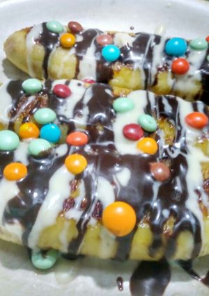 Foto resep Pisang bakar coklat keju lumer