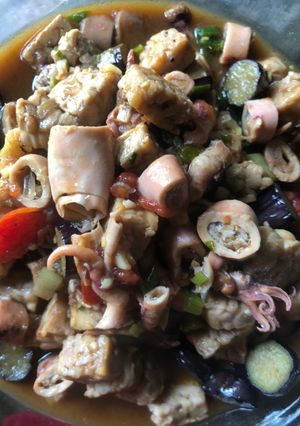 Foto resep Cumi asin tumis