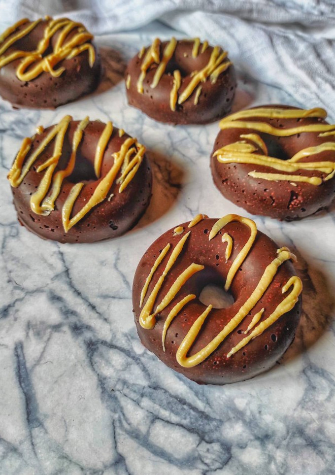 Una foto de 🍩DONUTS DE AMARANTO SIN HORNO🍩