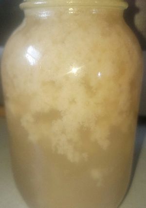 A picture of Homemade Chicken Broth.