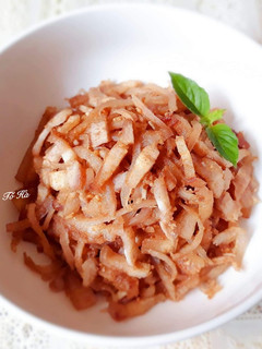 Hình của món Món BÌ heo trộn thính.