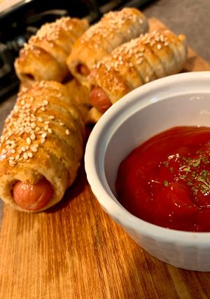 Tk virslis párna 😜 recept fotója