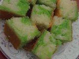 Marble Cake (green&white)