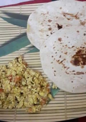 A picture of Egg bhurji.