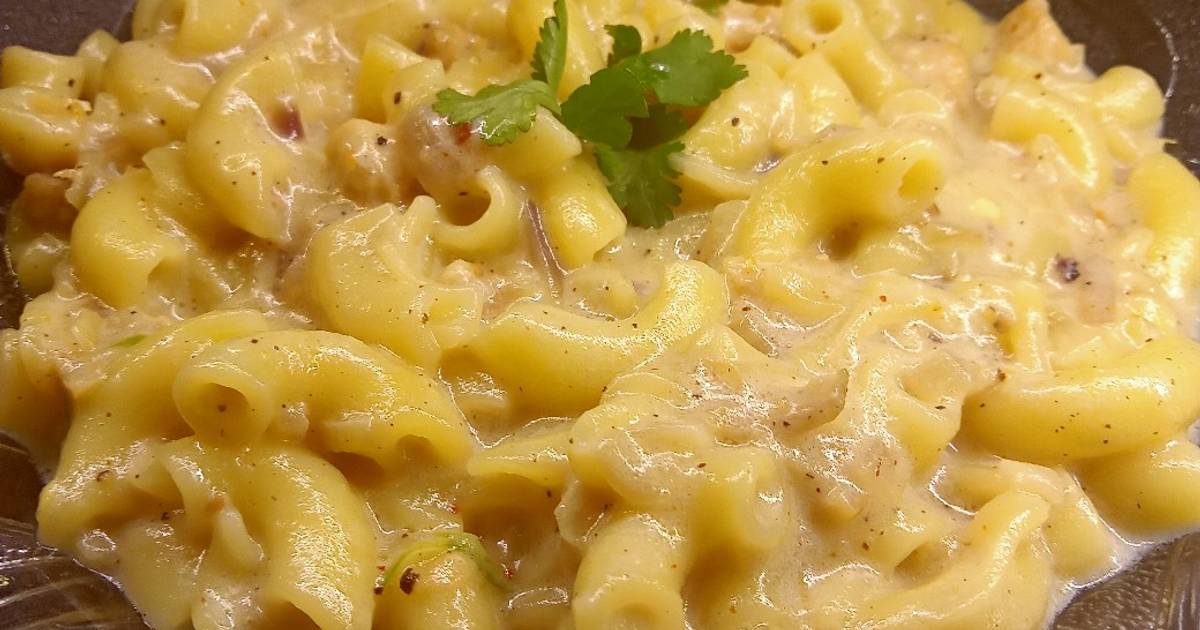 White sauce pasta Recipe by kainaat Cookpad