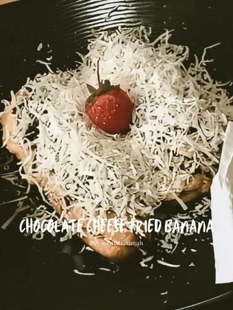 Cara Mudah Membikin Resep Chocolate Cheese fried banana 🍌🍓 yang Uenak Anti Ribet, Mantap