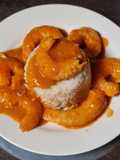Strogonoff de langostinos
