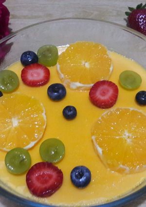 Una foto de Flan de vainilla