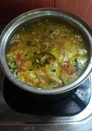 Foto resep Sup Ayam Jagung Telur