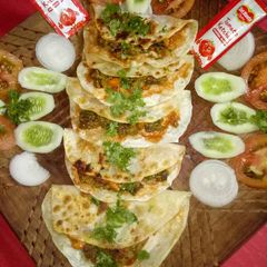 A picture of Spinach oats wraps.