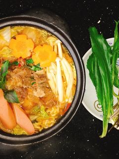 Hình của món Bữa tối cay nồng Mỳ Bò Cay.