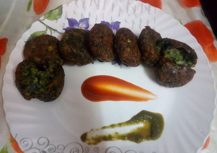 Hara bhara (spinach) kabab