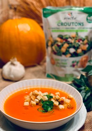 Foto de Creme de abóbora com Croutons Rialto