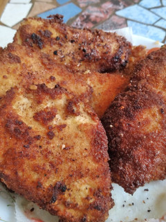 Una foto de Pollo apanado