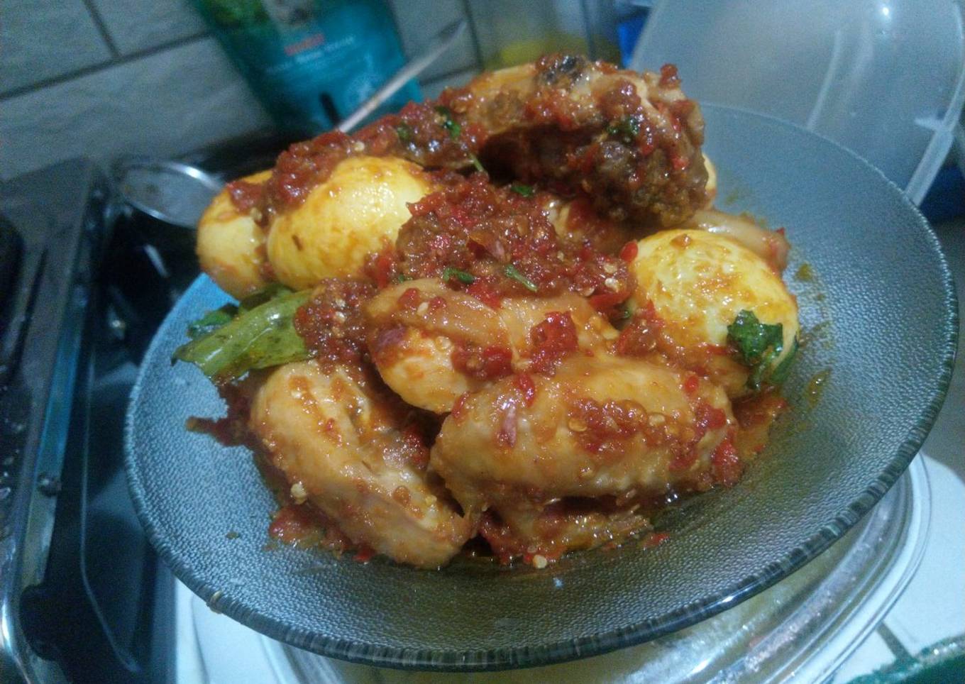 Balado ayam kemangi nikmat banget
