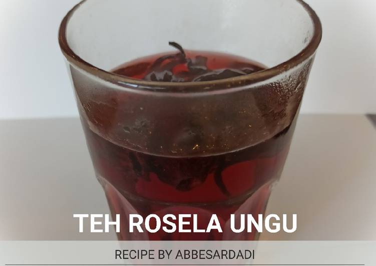 Resep Teh Rosela Ungu (The Purple Rosella Tea) Anti Gagal