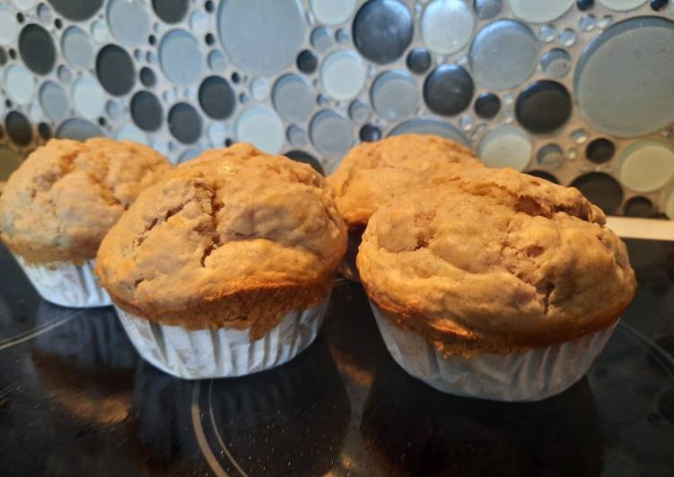 Banana oat muffins Banana oat muffins