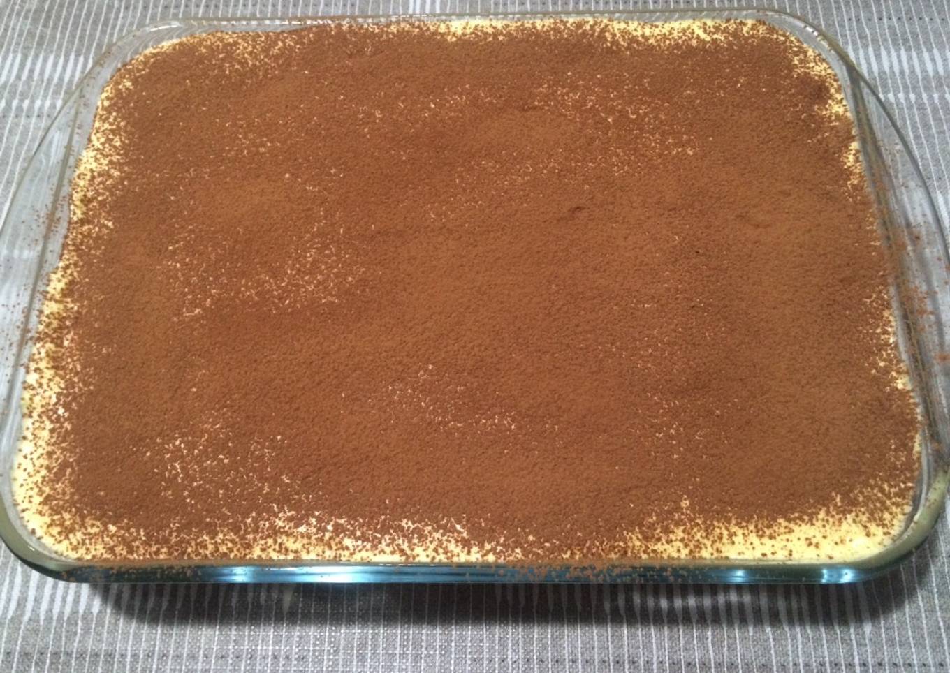 Tiramisú con nata y menos mascarpone 🇮🇹