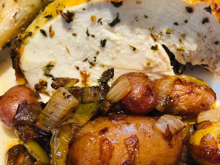 Easy Way Make Recipe Roasted Lemon Pepper Chicken that is Delicious, Delicious}