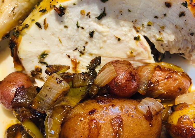 How to Prepare Quick Roasted Lemon Pepper Chicken
