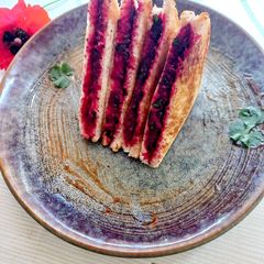 A picture of Beetroot sandwich 🥪.