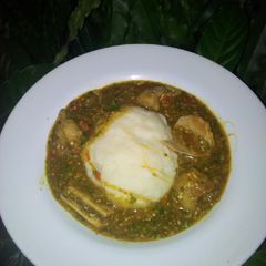A picture of Okro soup.