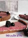 Crostata con panna cotta alle more glutenfree