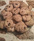 Cookies de avena y oreo