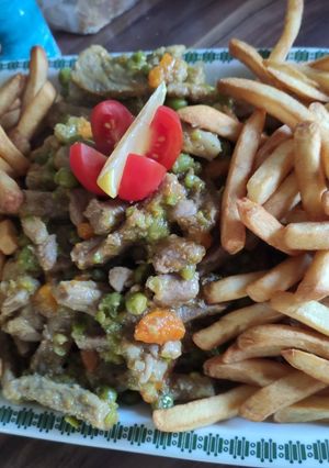 Debreceni zöldséges aprópecsenye recept fotója