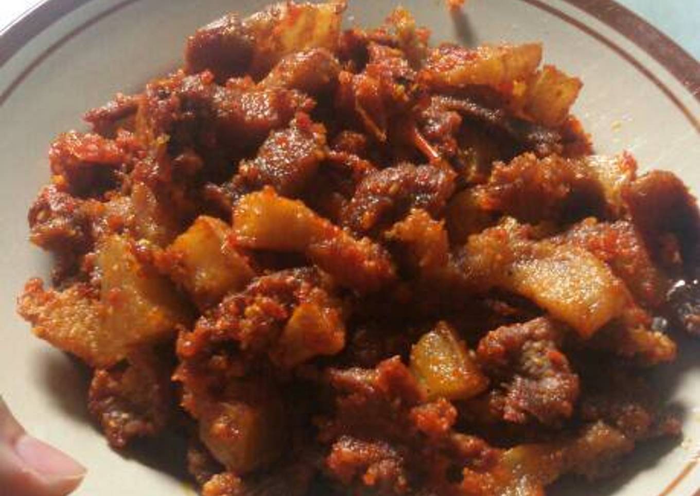 Babi Goreng Sambal Andaliman maknyuss