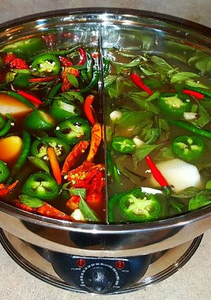 A picture of Mike's Mongolian Shabu-Shabu Hot Pot.