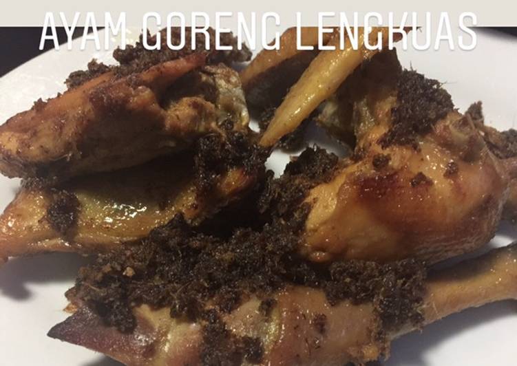 Cara termudah untuk Royal EnakAyam goreng lengkuas