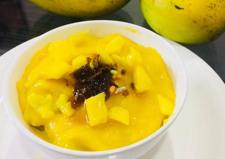 Recipe of Any-night-of-the-week Mango phirni with paan twist